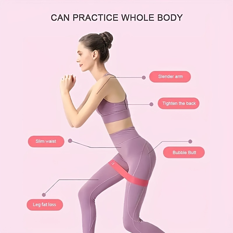 Portable Fitness Resistance Band Thighs Butt Squats Ideal - Temu
