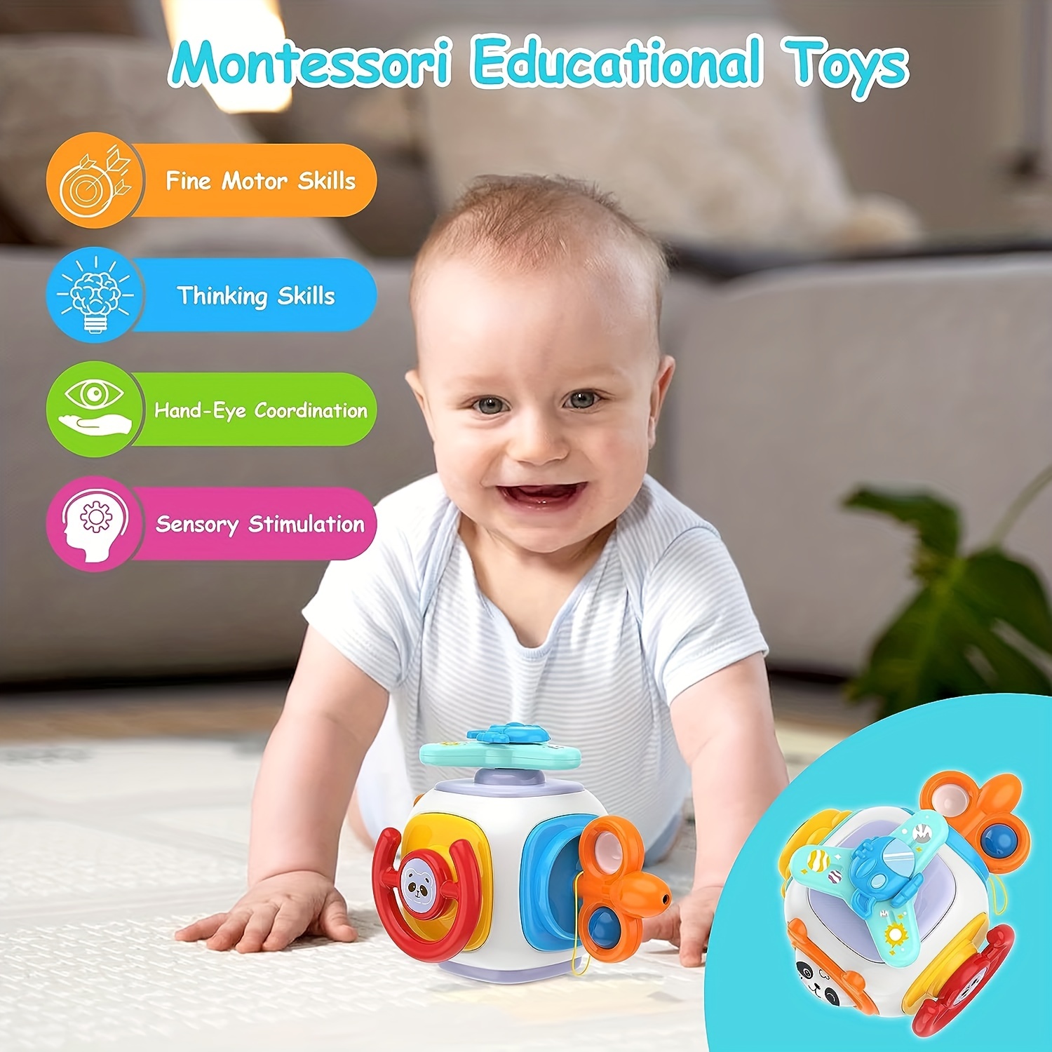8in1 brinquedos educativos do bebê crianças aprendizagem educação jogos de  desenvolvimento montessori brinquedo sensorial para o bebê da criança 1 2 3  4 anos presentes