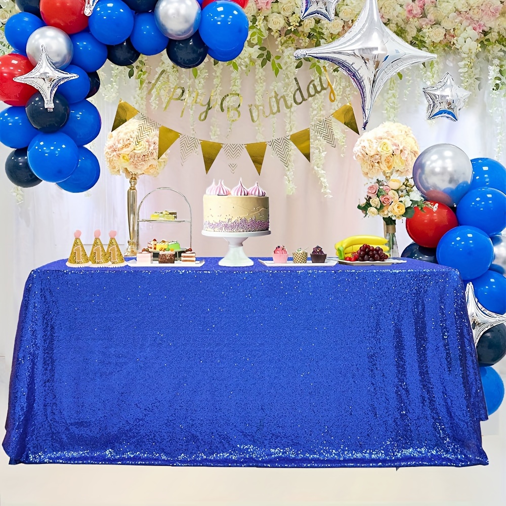 NAVY BLUE 120 Inch ROUND TABLECLOTH Wedding Decorations Party Table Cover