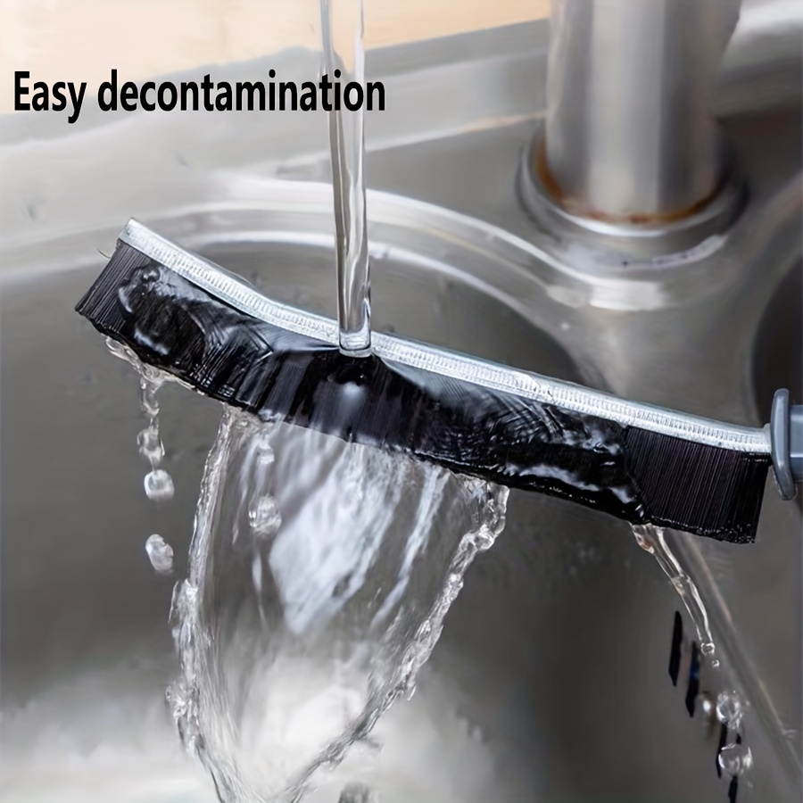 Groove Cleaning Brush Long Handle Hard Bristle Multifunctional Crevice Brush