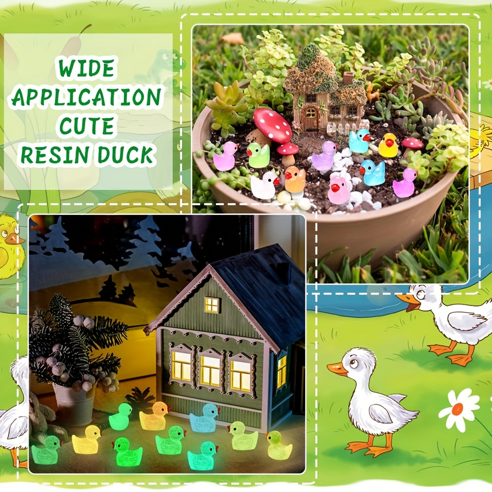 Moss Micro Landscape Decoration Luminous Briquettes.Duck DIY Material  Wholesale Home Decor Miniature Gardenhalloween decoration - AliExpress