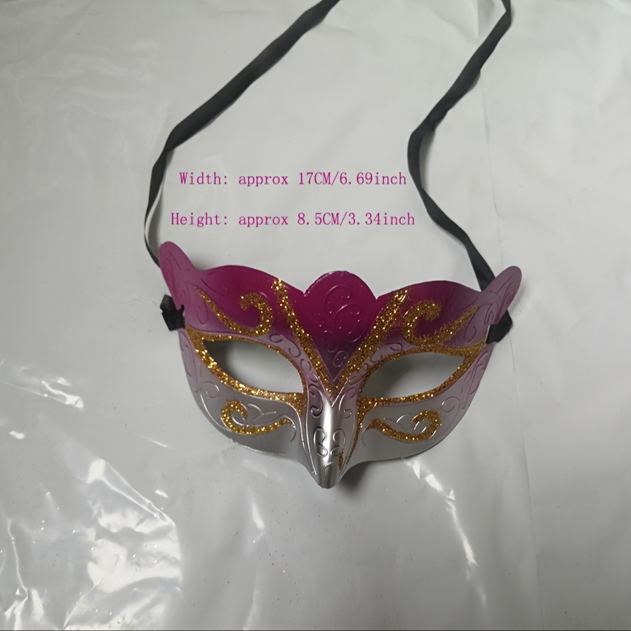 10pcs Venetian Masquerade Mardi Gras Party Dress Up Decorative