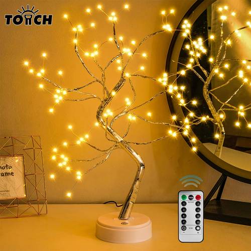 Tabletop Bonsai Tree Light With 108 LED Copper Wire String Lights DIY Artificial Tree Lamp Decorative LED Shimmer Tree For Bedroom Desktop Christmas Party Camping Indoor Outdoor Decor Lights
