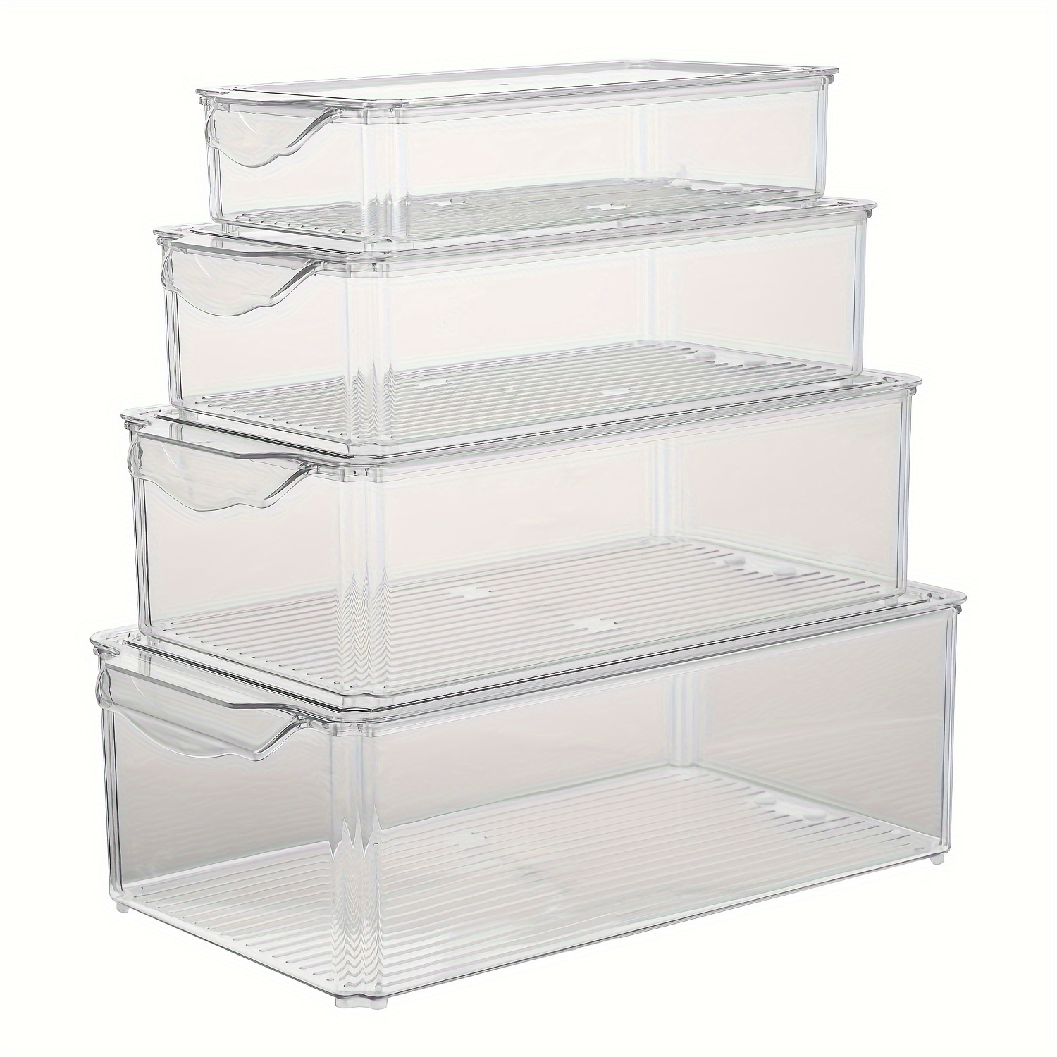 Large Capacity Acrylic Tea Set Storage Box With Lid And - Temu New