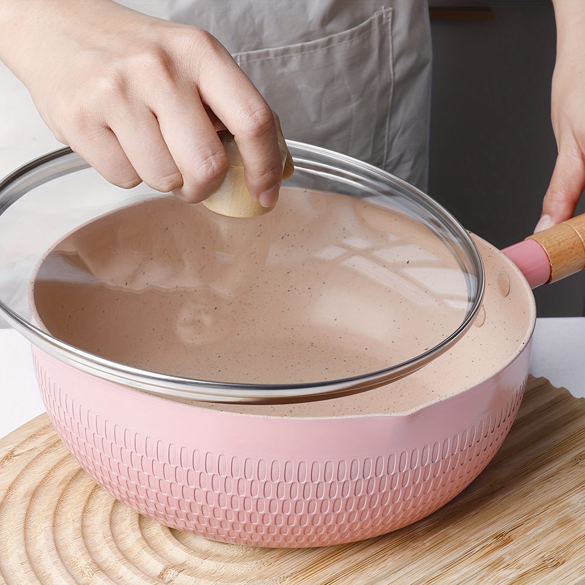 Yukihira Stainless Steel Flat Pan - Japanese-style Non-stick Soup