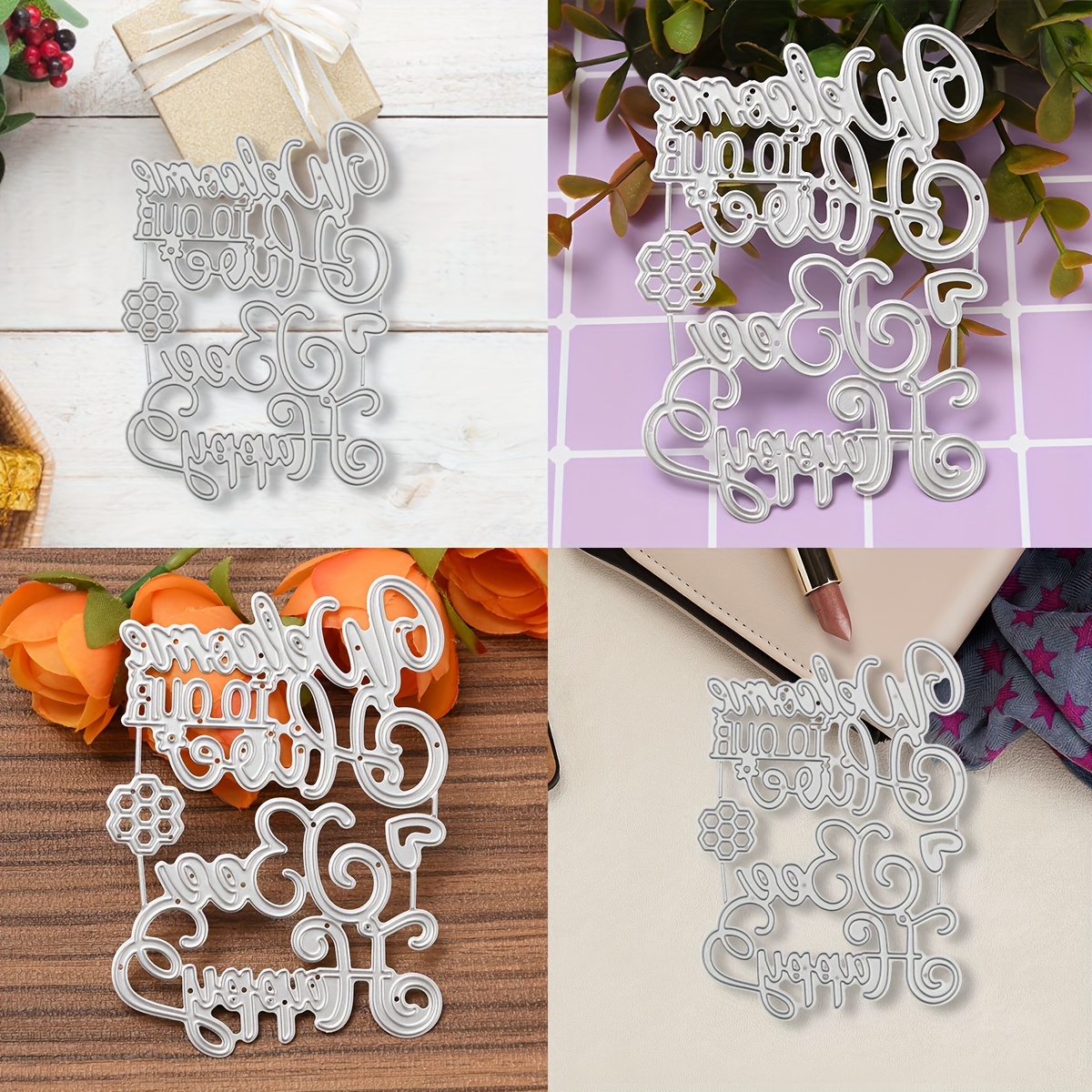 Words Metal Words Die Cut For Card Making Embossing Word - Temu United Arab  Emirates