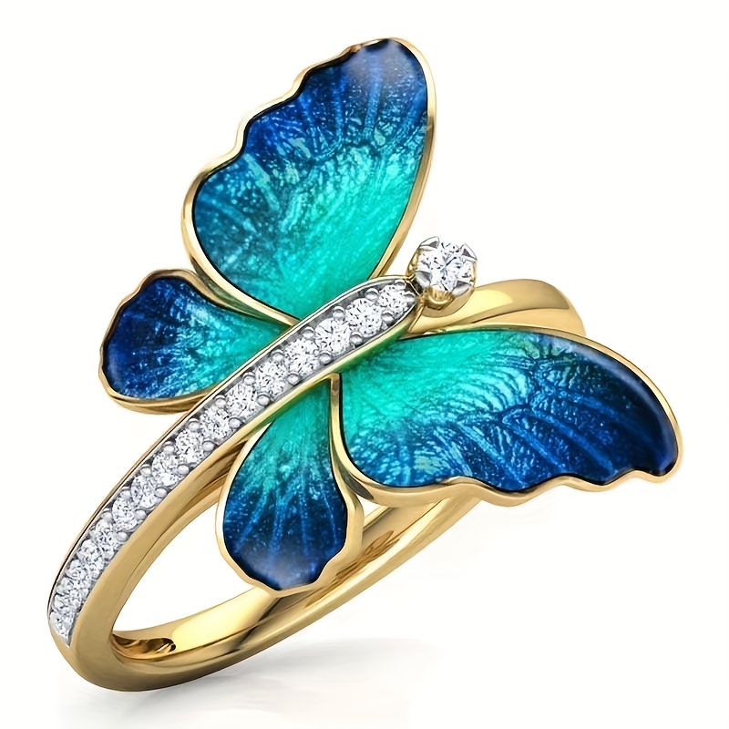 Creative Butterfly Ring Insect Personality Ring