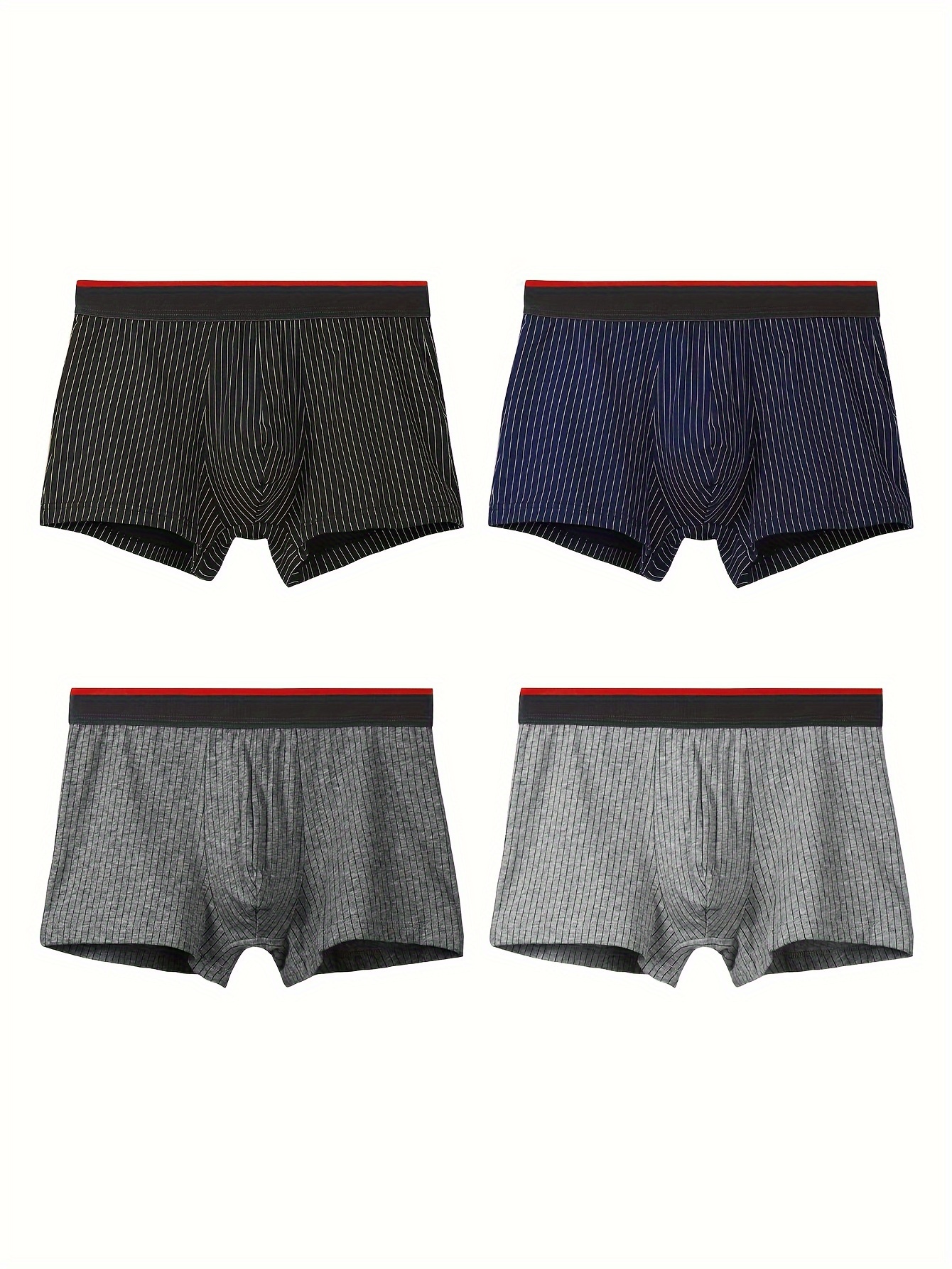 Men Woven Boxer - Temu