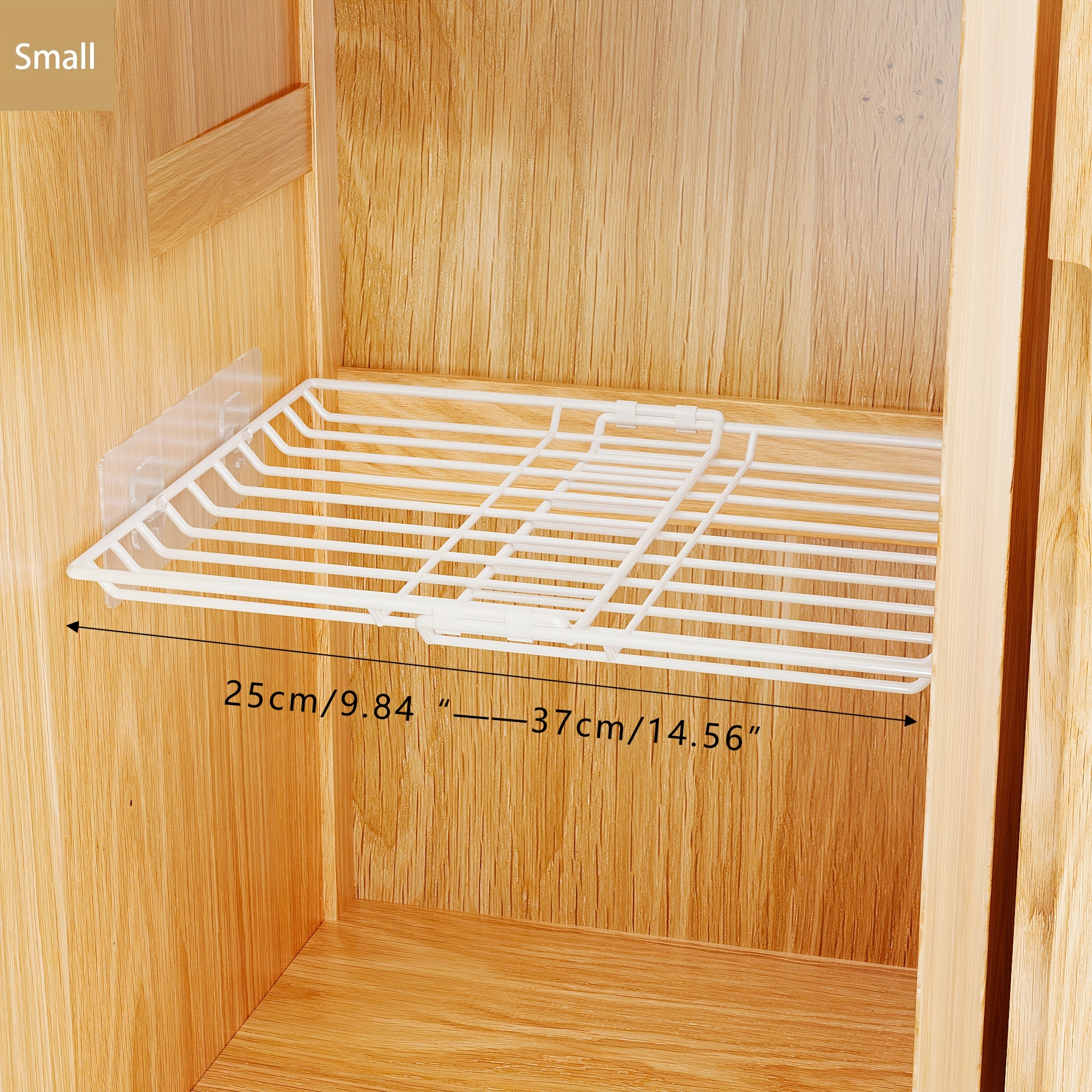 No Drilling Wardrobe Storage Rack Clothing Layer Divider - Temu