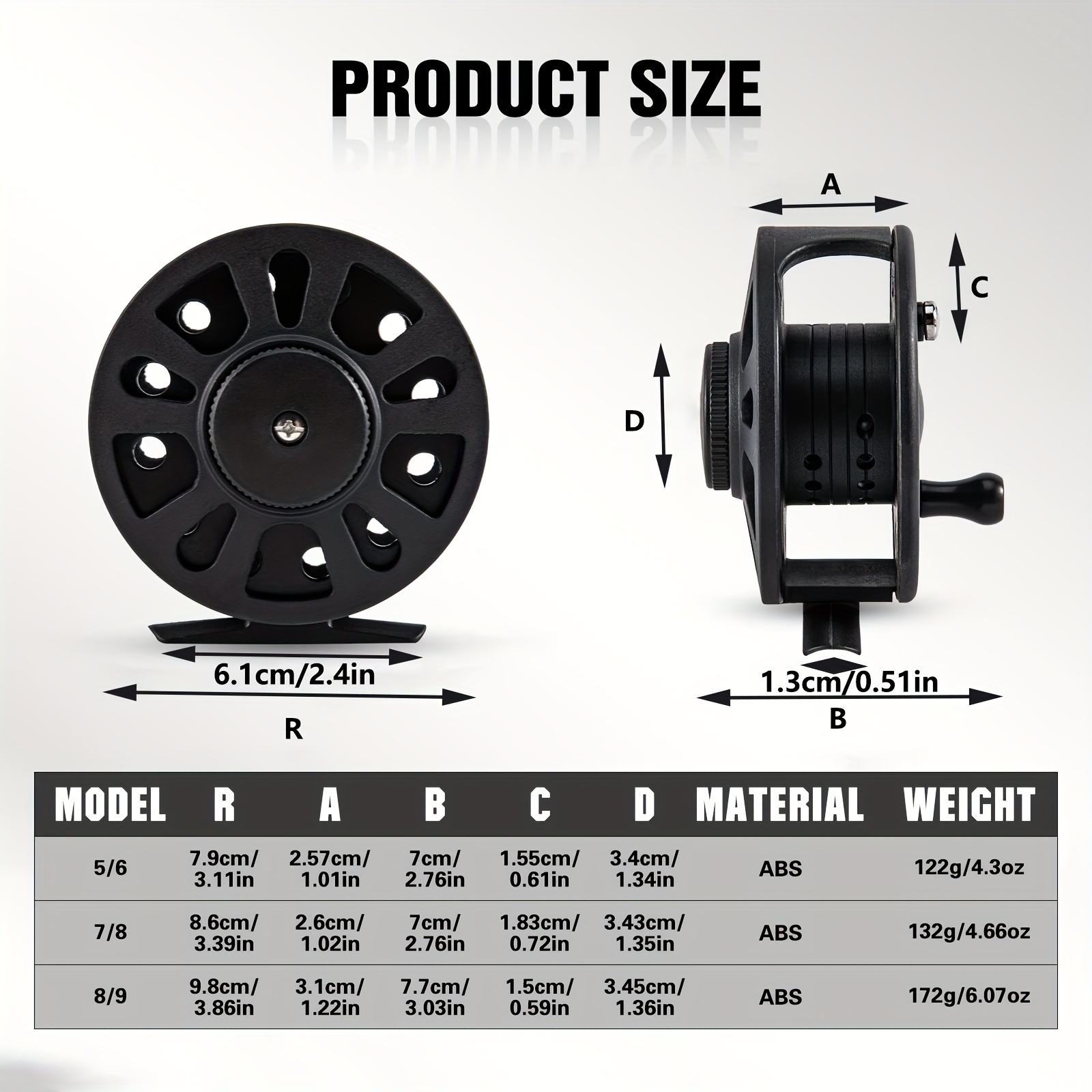 Abs Fly Fishing Reel: Silky Smooth Large Arbor Reel With - Temu