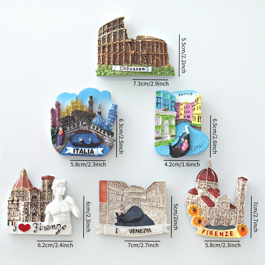 Fridge Magnets Kawaii Fridge Magnets Italian Tourist - Temu