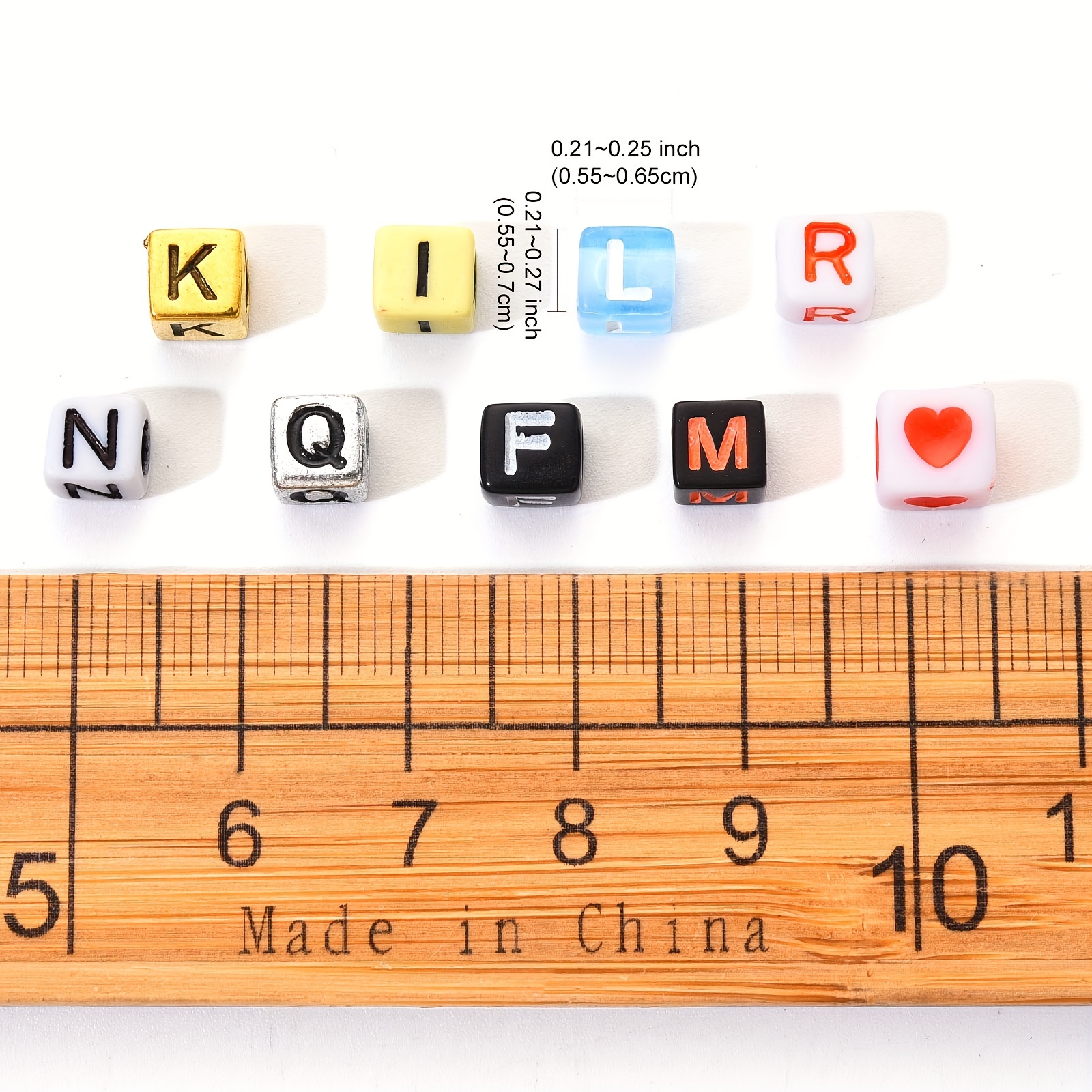 Kit para hacer pulseras cuentas de letras juego de cuentas