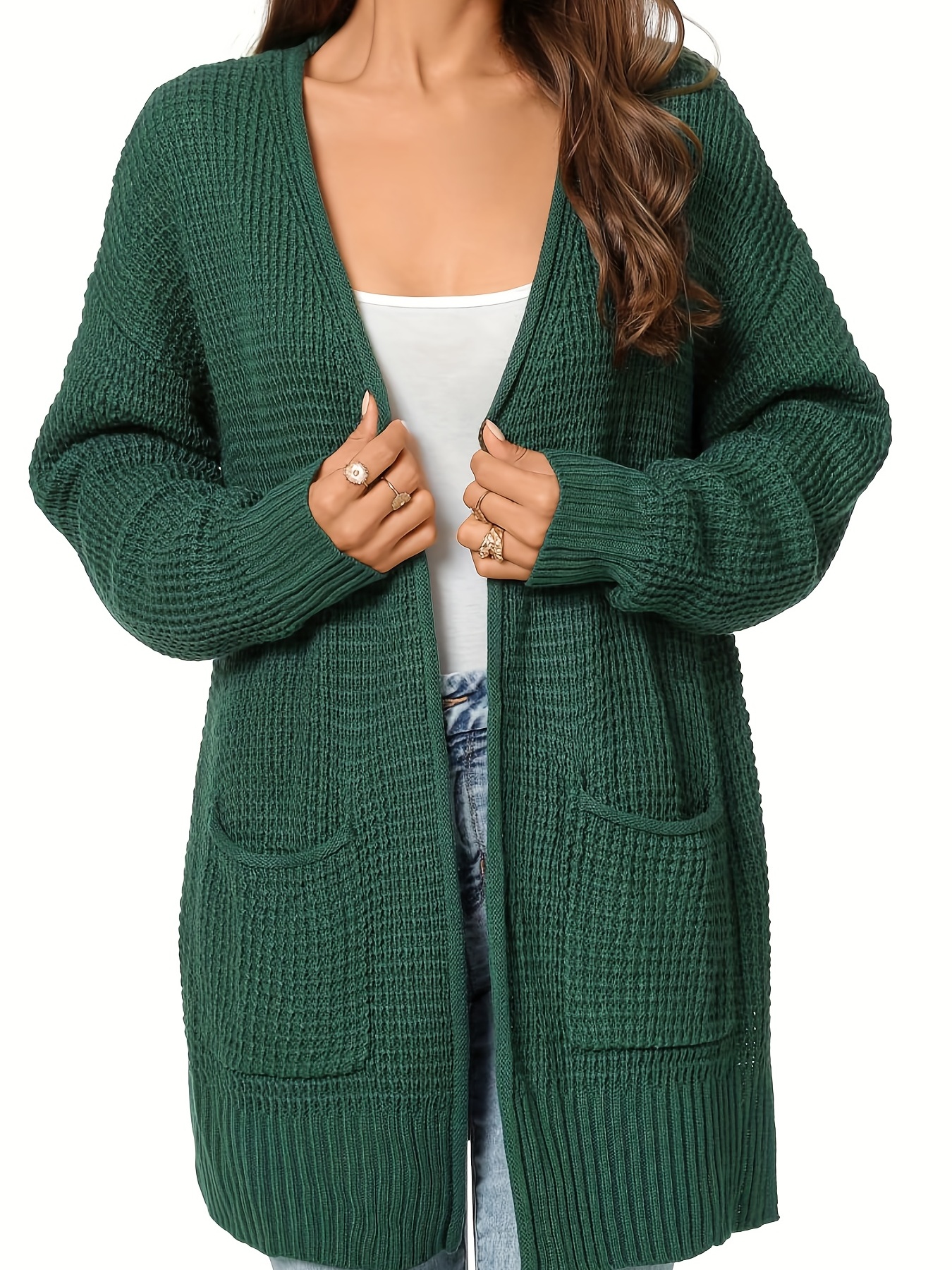 Bottle green 2024 cardigan womens