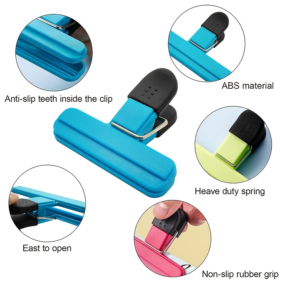 Chip Clips Food Clips Plastic Heavy Duty Air Tight Seal - Temu