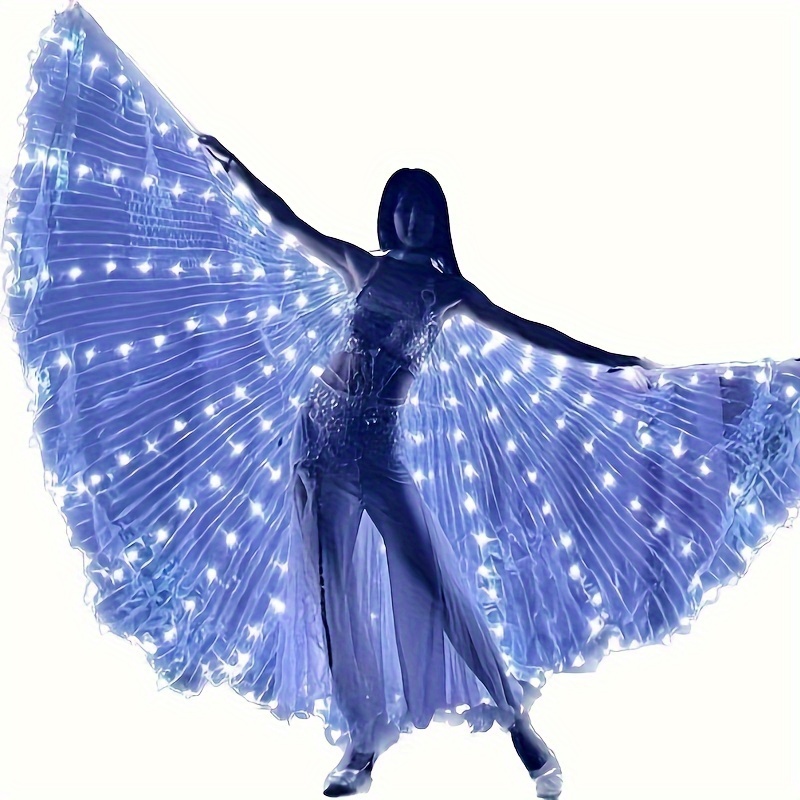 Alas Led para Adultos, Alas en Forma de Mariposa Led Isis Wings Glow Light  Up Trajes de Danza del Vi BANYUO