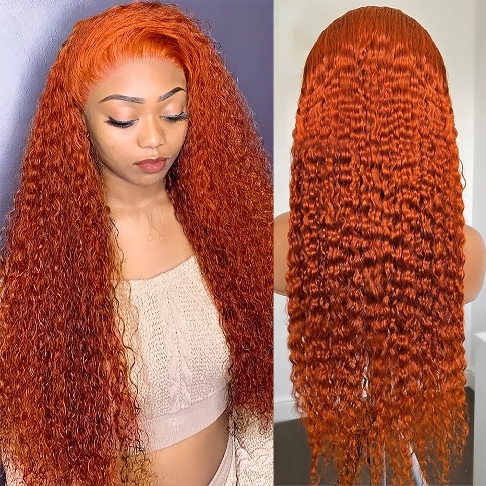 Lace Front Wigs Human Hair 13x4 Water Wave Wig Glueless Wigs Human Hair Pre Plucked Bleached Knots With Baby Hair Brazilian Virgin For 180 Density Transparent Wigs Color 350 | Shop The Lace Front Wigs Human Hair 13x4 Water Wave Wig Glueless Wigs Human Hair Pre Plucked Bleached Knots With Baby Hair Brazilian Virgin For 180 Density Transparent Wigs Color 350 | Shop The