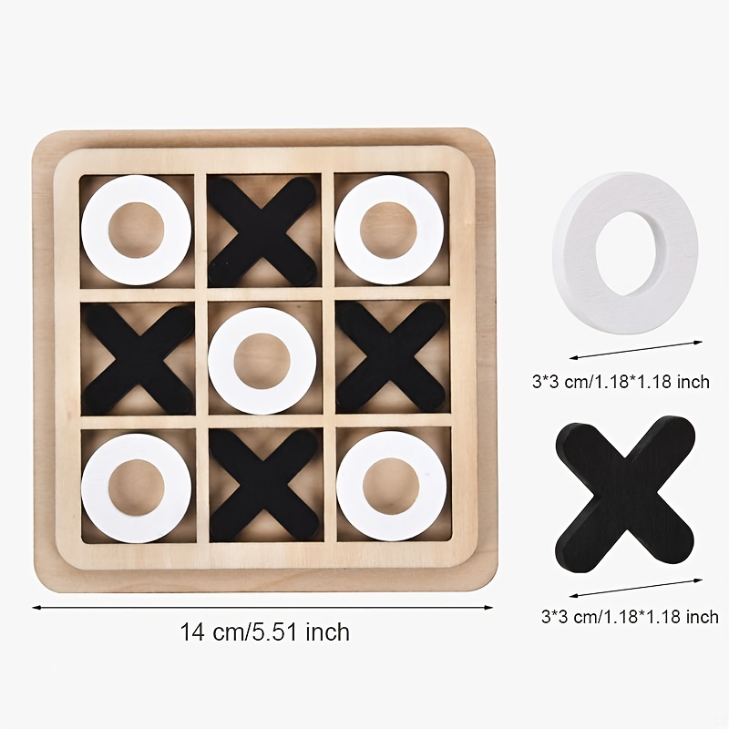 1pc Tic-tac-toe Design Game, Interactive Game For Party