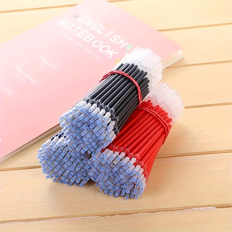 Bag Gel Pen Refill Office Signature Rods Red Blue Black Ink - Temu