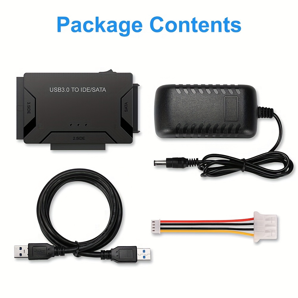 USB 3.0 vers 2.5 pouces 3.5 pouces SATA III HDD SSD Adaptateur de