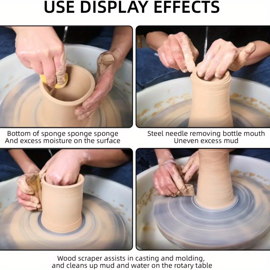 Diy Polymer Clay Ceramics Pottery Tools Modeling - Temu