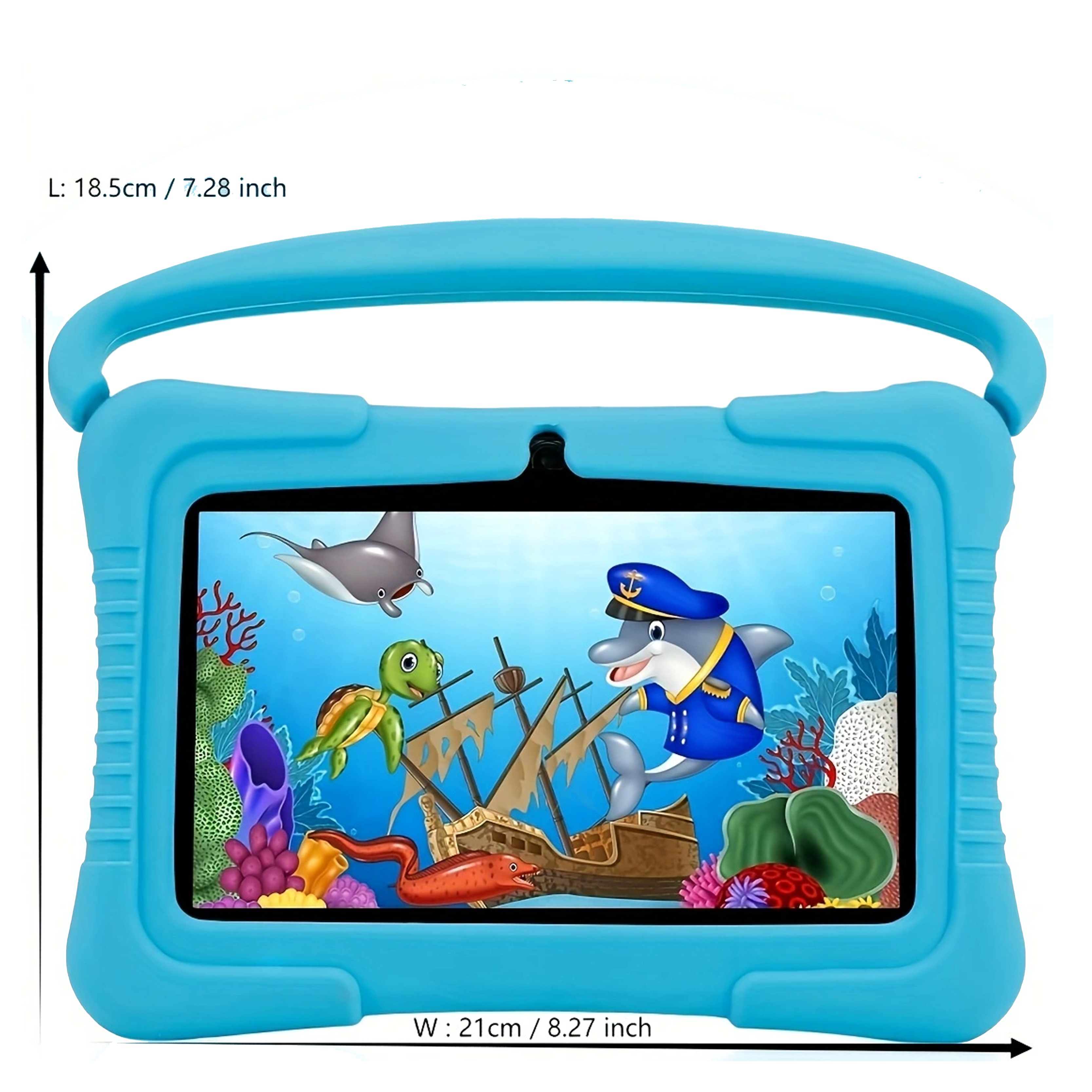 TABLETTE ENFANT ANTICHOC - Écran LCD: écran TN 7  - Système: Android 7.1 -  Mémoire interne: 16Go - Ram: 1Go
