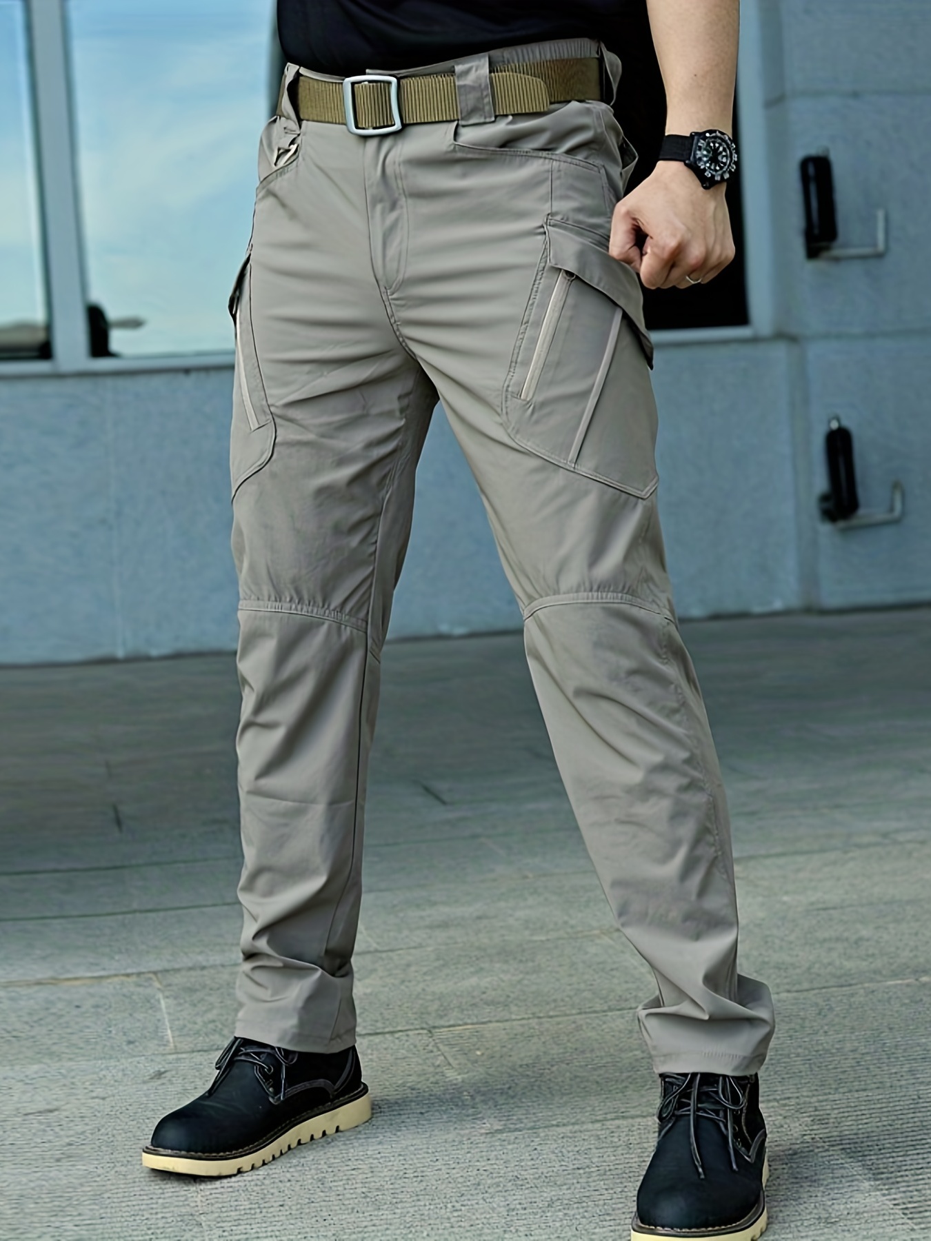 Pantalones Senderismo Hombre Pantalones Ligeros Secado - Temu