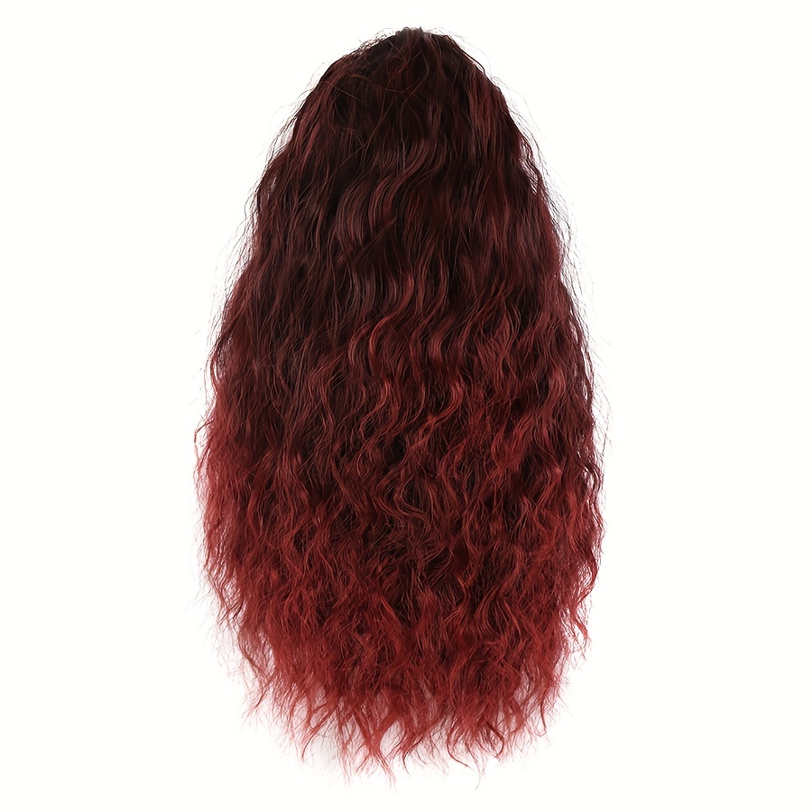 Medium Long Curly Wavy Ponytail Extensions