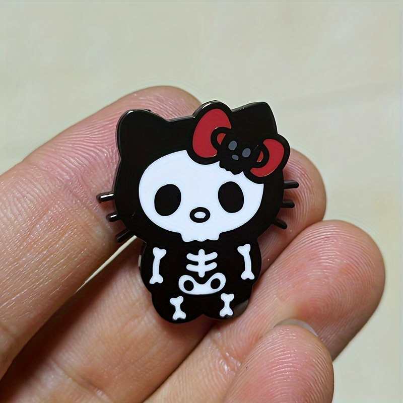 Adorable Black Cat Brooch Pin For Clothes And Bags Perfect - Temu