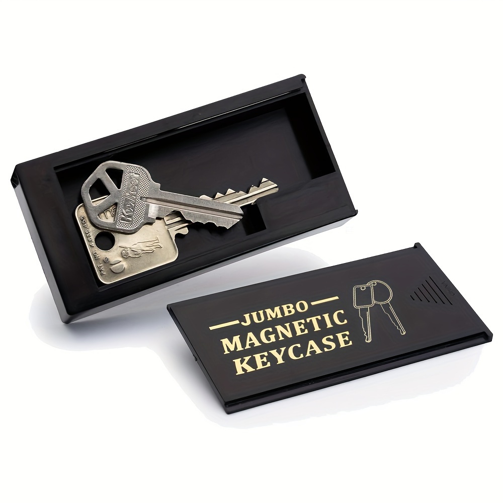 1pc Magnetic Key Holder, Outdoor Storage Box For Spare Keys, Secret Storage  Case For Home & Airbnb Rentals And Emergencies, Diversion Safe Spare Key H