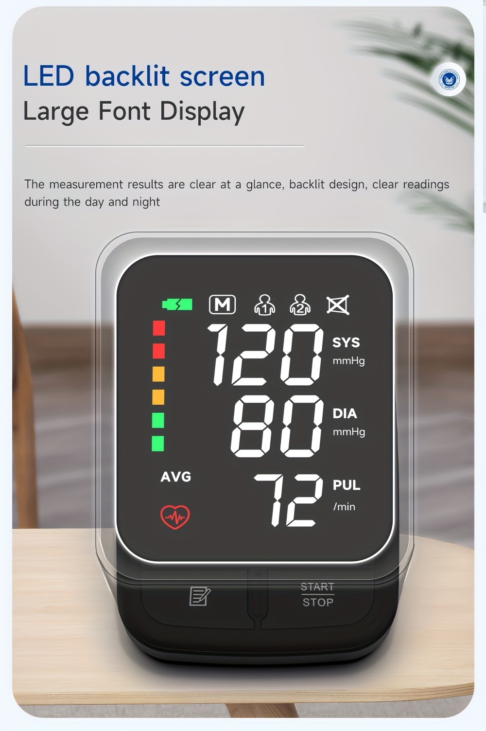 Black Arm Type Fully Automatic Blood Pressure Monitor Lcd - Temu