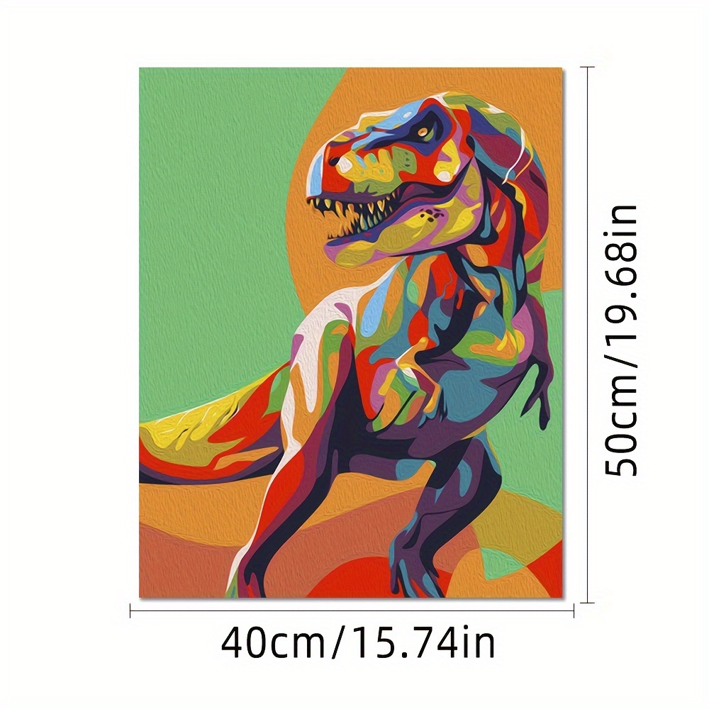 Pintura Por Números Dinosaurios