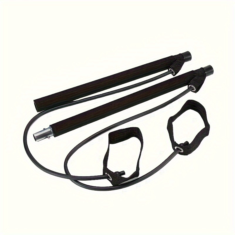 Portable Pilates Bar Kit With Resistance Bands For Men And - Temu