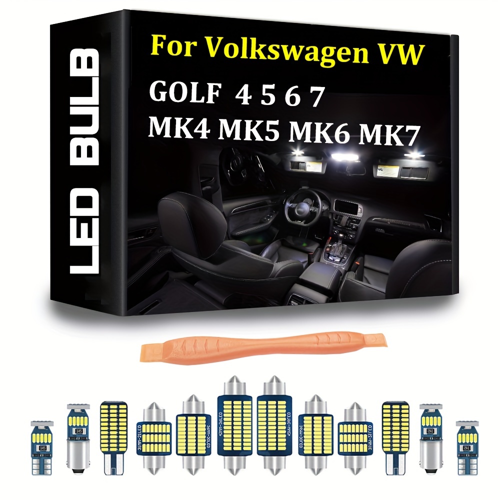 8m RGB LED light strips car interior lighting for VW for Golf 4 5 6 7 Plus