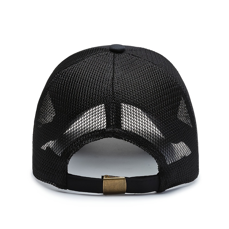 Outdoor Sports Solid Baseball Cap Sunscreen Mesh Cap