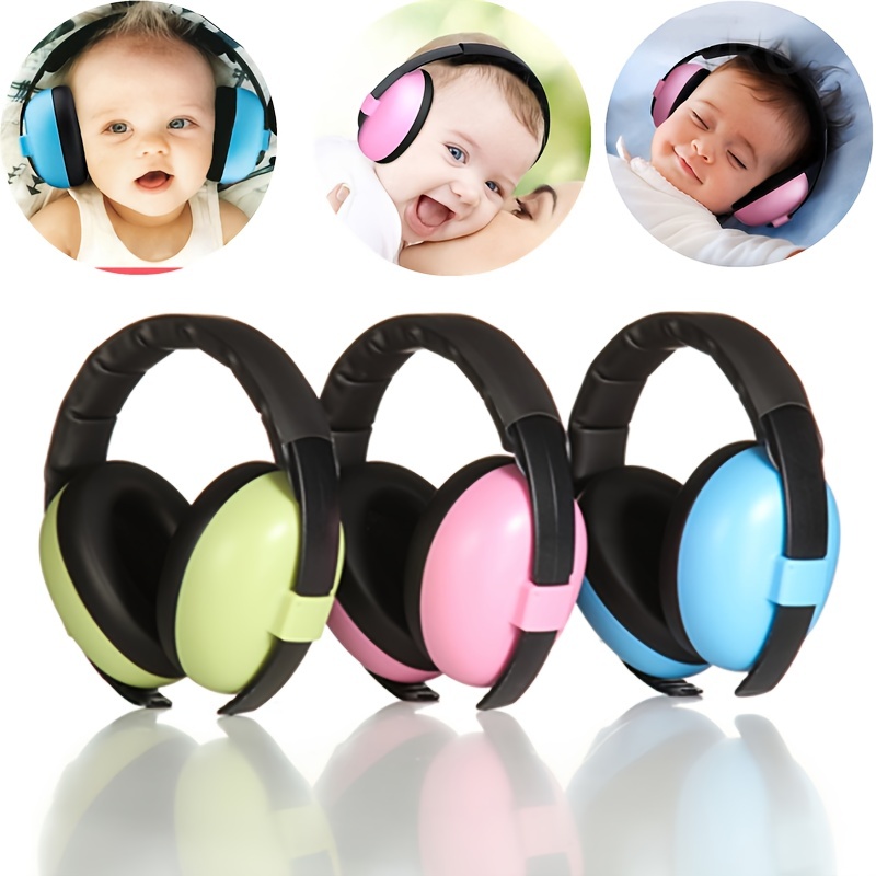 Protección de oídos para bebés Auriculares con cancelación de ruido para  bebés de 3 meses a 2 años, Orejeras para niños antirruido, Auriculares para  bebés, de oídos para dormir para niños, Protección