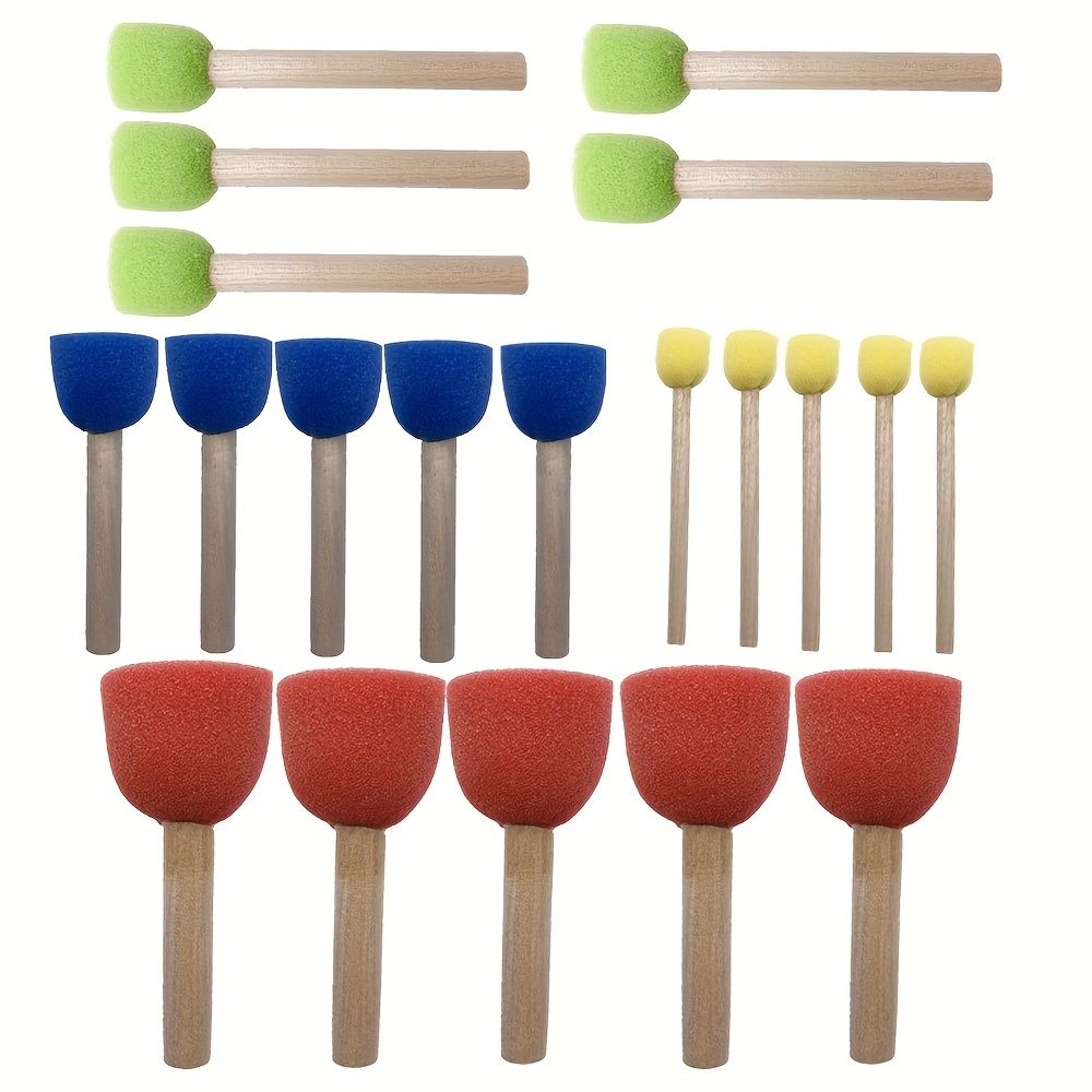 

20pcs Diy Set - Wooden Handles, 1.5-4cm/0.6-1.57inch , Suitable For And