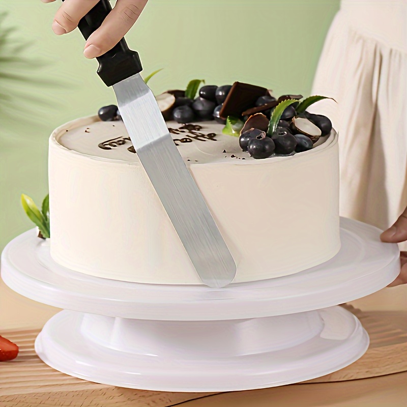 Lightweight And Stable Cake Piping Turntable Perfect For Diy - Temu