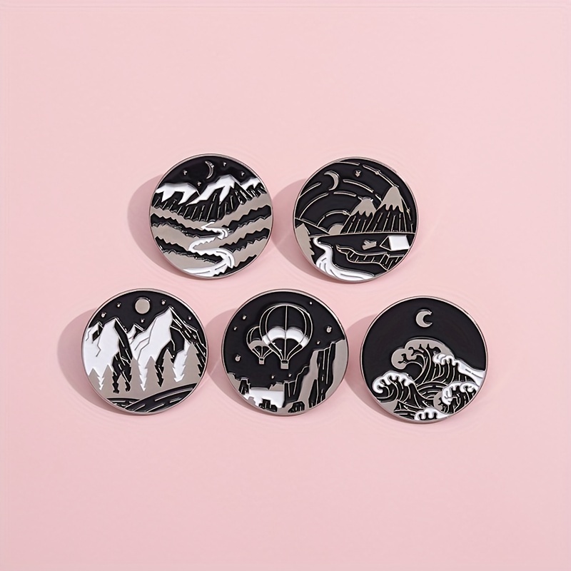 Pink Aesthetic Button Pins -  New Zealand