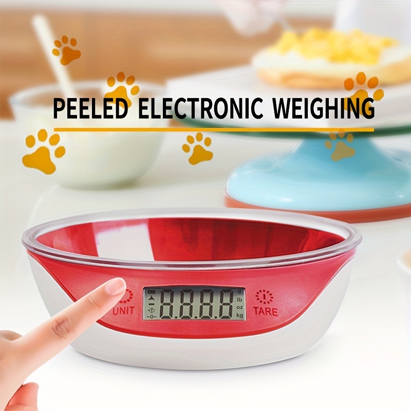 Electronic Scale, Food Scale With Bowl, Kitchen Household Bowl Scale, Pet  Feeding Electronic Scale, Kitchen Supplies, Useful Toolsl, Kitchen  Utensils, Apartment Essentials, College Dorm Essentials, Ready For School,  Back To School Supplies 