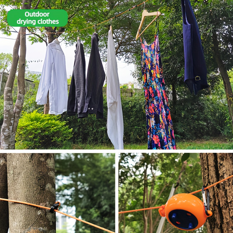 Portable Travel Clothesline Retractable Camping Clothesline - Temu
