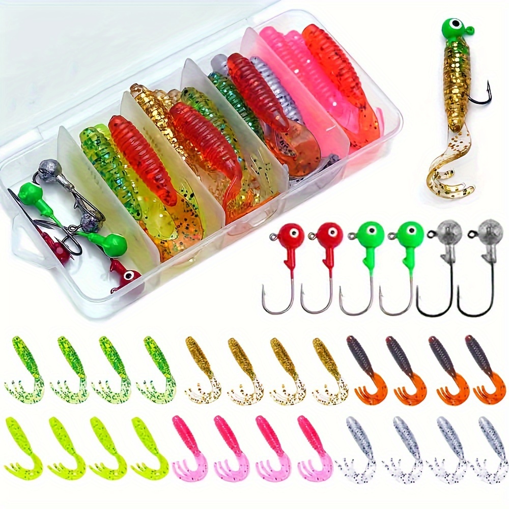 10cm 5.3G Plastic Fishing Worms Bass Fishing Soft Worm Soft Lures