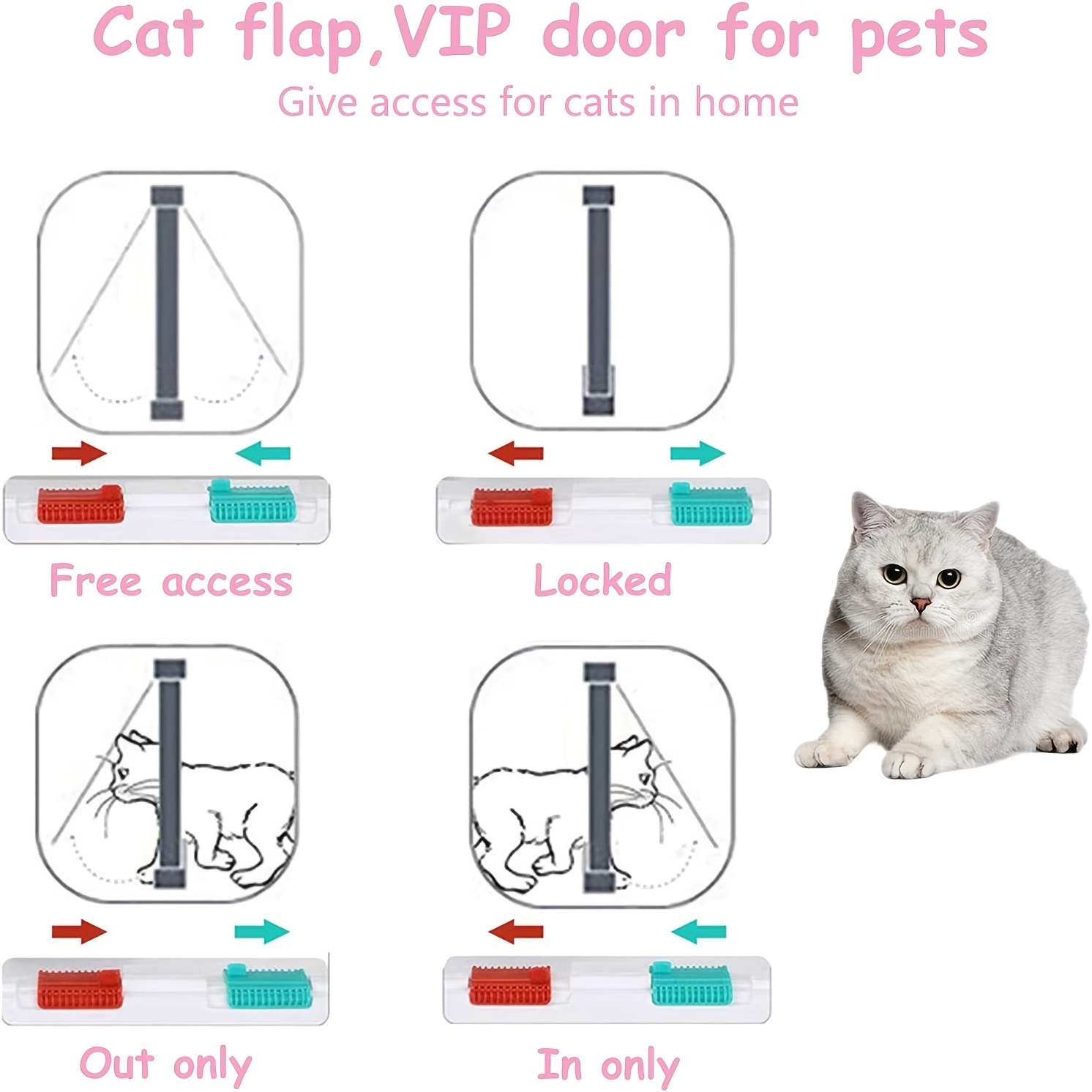 can cats use dog doors
