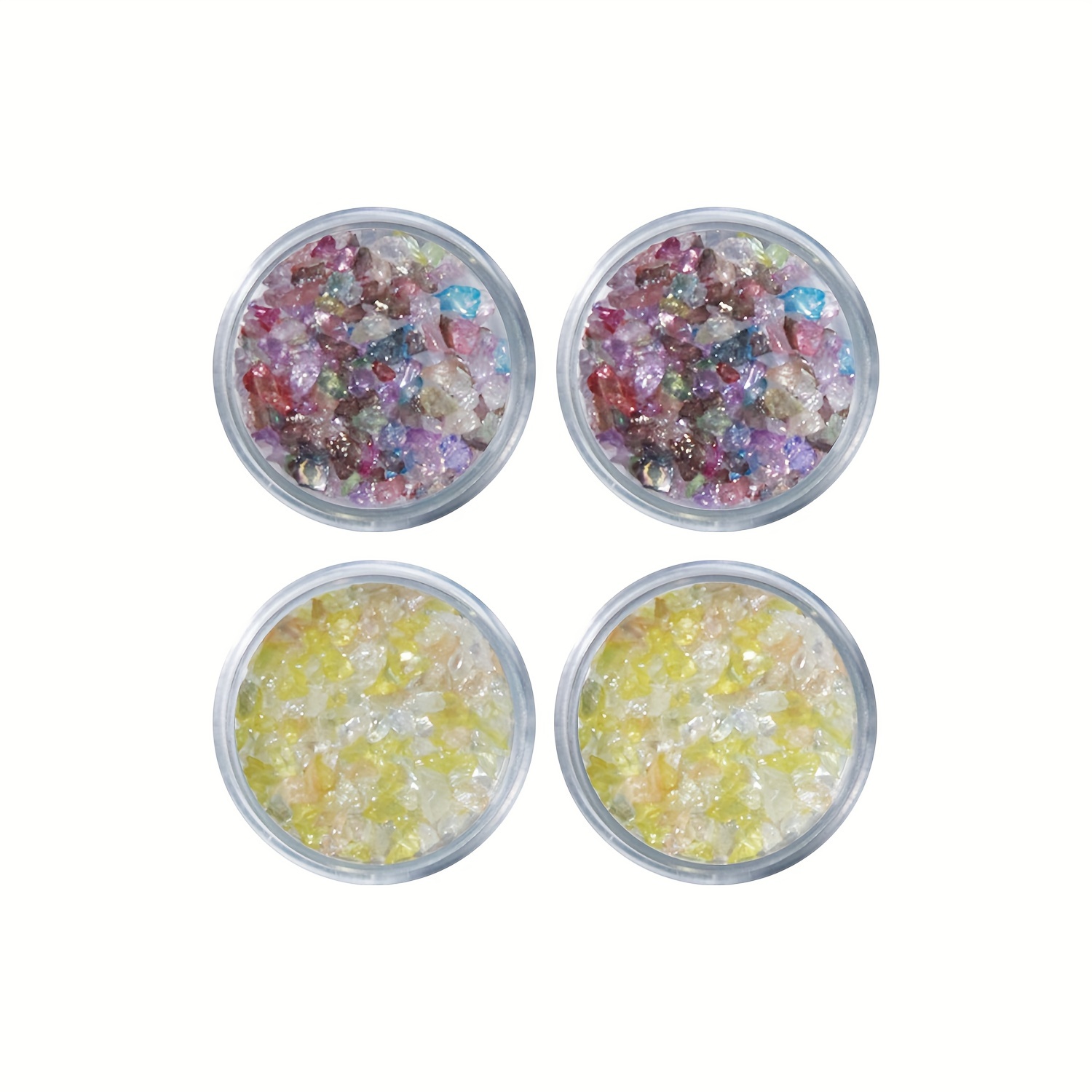 Nail Rhinestones crystal Crushed Stone miniature Glass nail - Temu