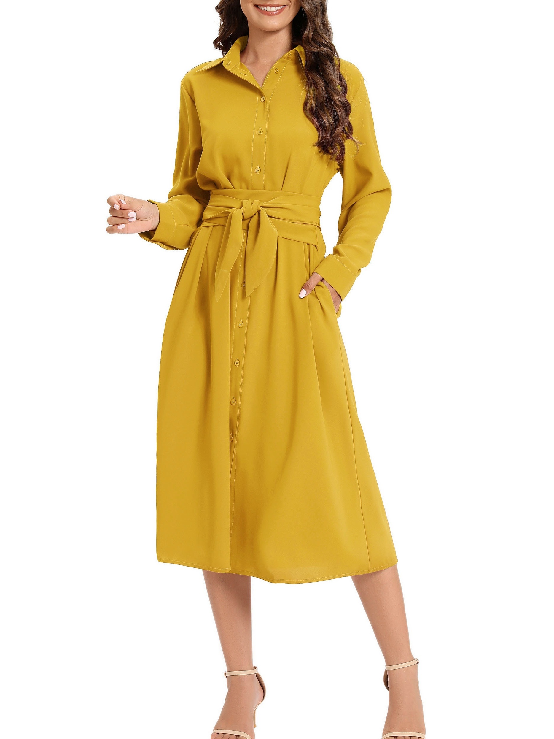 Autumn Long Sleeve Bodycon Elegant Office Lady Dress Fashion Houndstoo –  teawithtradonna