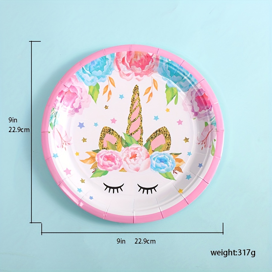 Disposable Paper Plate, White Cardboard, Thickened Cake, Fruit