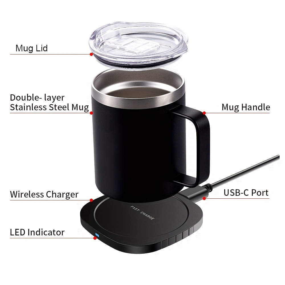 Coffee Mug Warmer Electric Set For Desk mug With Heating - Temu Italy