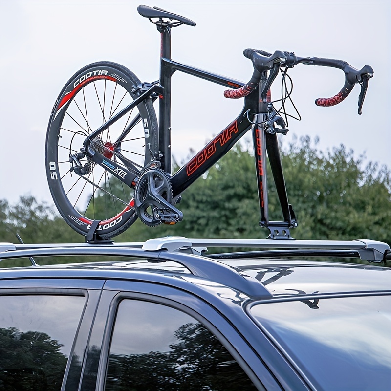 

Make Your Car Or Suv Ready For Adventure With This Bicycle Front Fork Quick Release Fixed Clamp Luggage Rack!