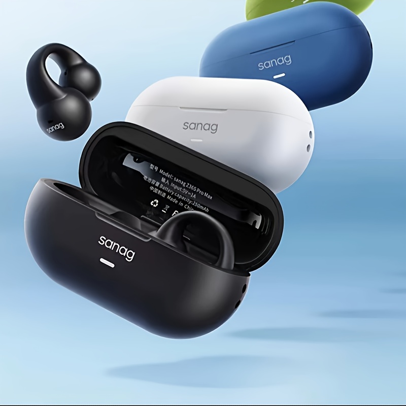 Auriculares de conducción ósea, auriculares de oído abierto, inalámbricos,  Bluetooth 5.3, 8H, tiempo de reproducción, natación, auriculares deportivos