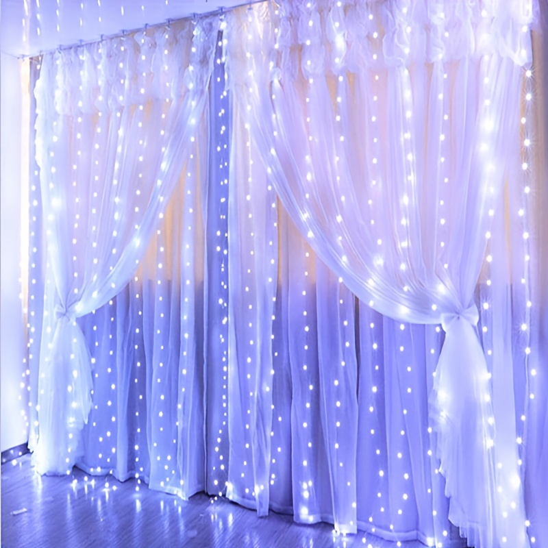 Curtain Lights Fairy String Twinkle Lights for Outdoor decor  Decoración  de unas, Telón de fondo de boda, Decoracion salones de fiesta
