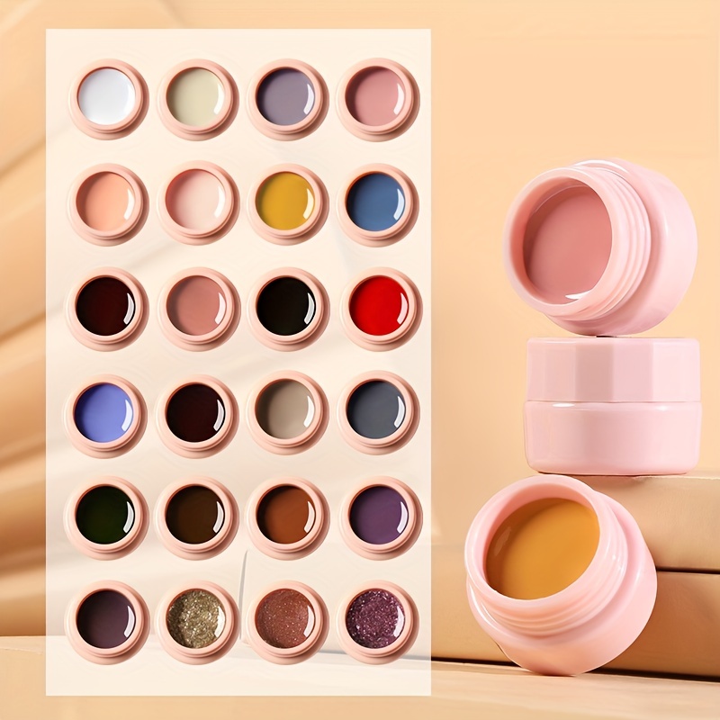 16 Colors Cream Mud Gel Nail Polish Palette Salon Quality - Temu